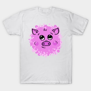 Pink Pig Splash T-Shirt